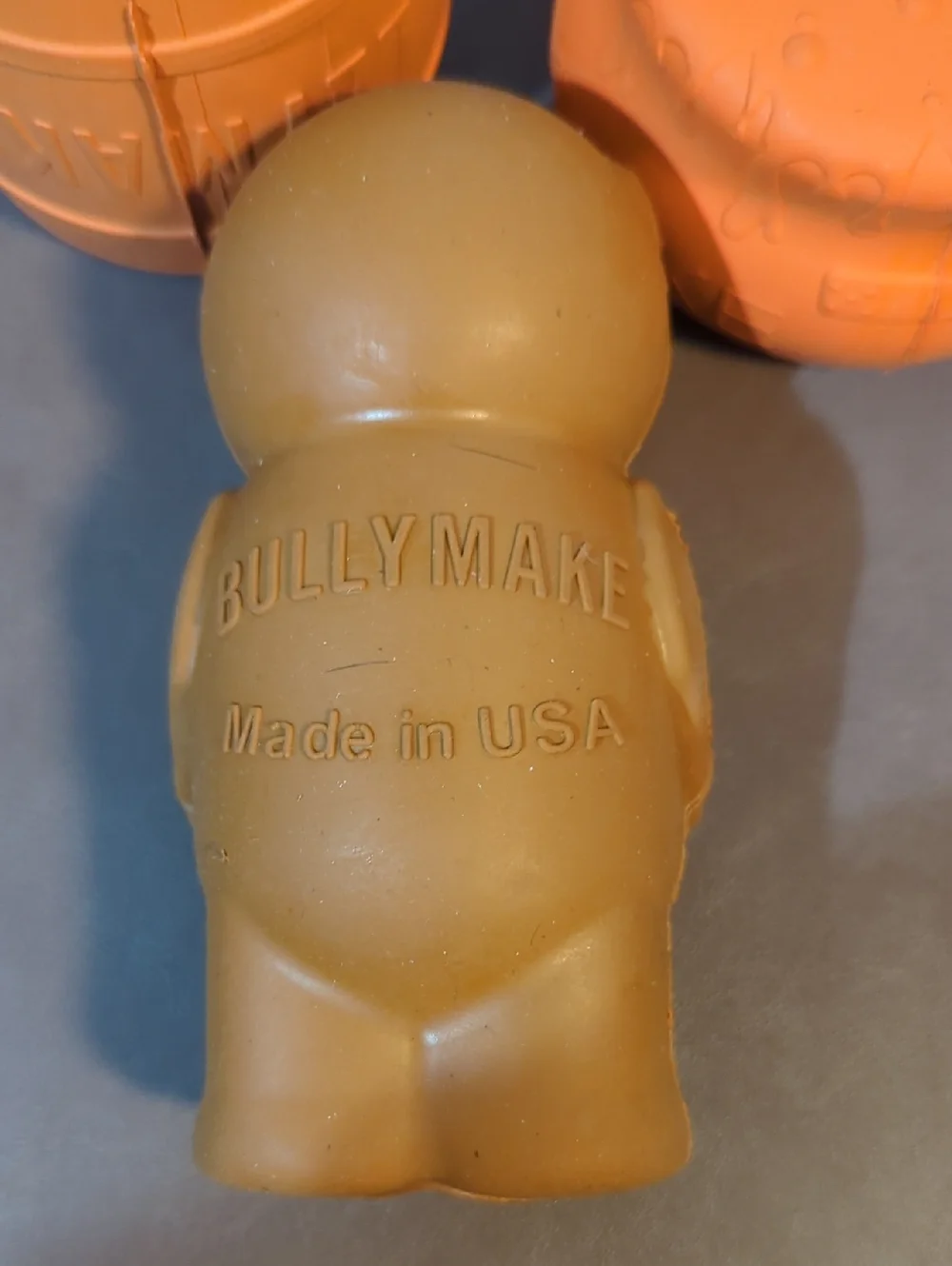 Bully Make Dog Chew Toys Toss And Treat Power Chewer Enrichment Toy Football